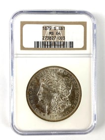 1879 S NGC Graded MS 64 US Morgan Silver Dollar