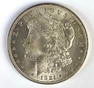 1921 US $1 Morgan Silver Dollar