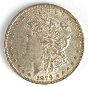 1879 US $1 Morgan Silver Dollar