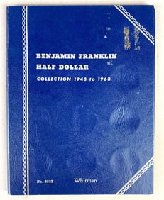 1948-1963 Benjamin Franklin Half Dollar Whitman Folder