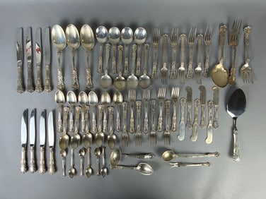 Group of Gorham Sterling Silver Buttercup Pattern Flatware and More