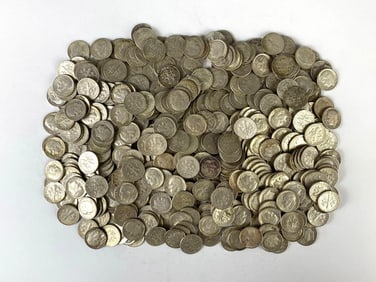 Group of 400 US Roosevelt Dimes