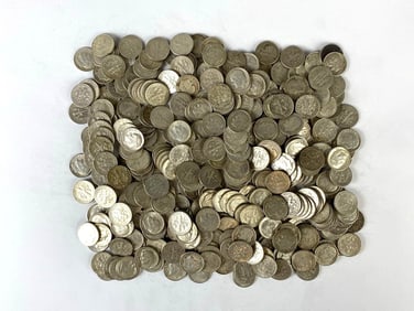 Group of 400 US Roosevelt Dimes