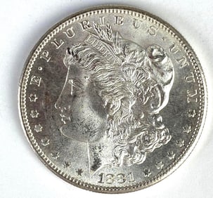 1881-S US $1 Morgan Silver Dollar