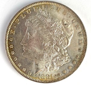 1881-O US $1 Morgan Silver Dollar