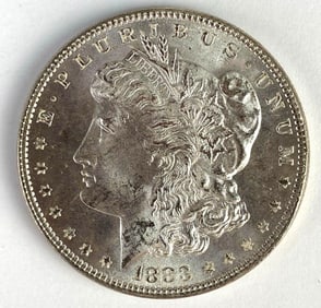 1883 US $1 Morgan Silver Dollar