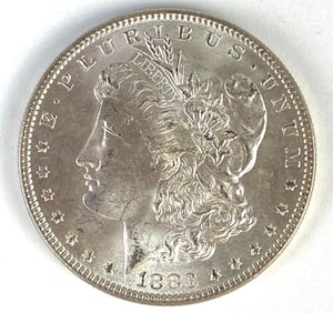 1883 US $1 Morgan Silver Dollar