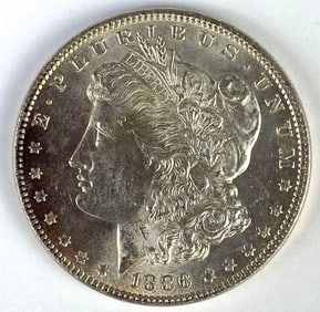 1886 US $1 Morgan Silver Dollar