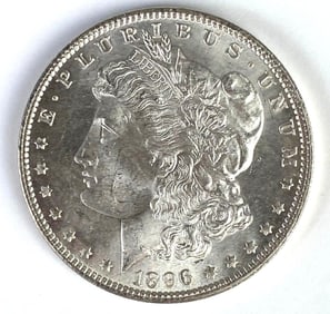 1896 US $1 Morgan Silver Dollar
