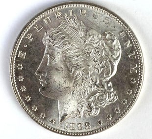 1898 US $1 Morgan Silver Dollar