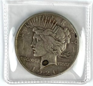 1921 US $1 Peace Silver Dollar