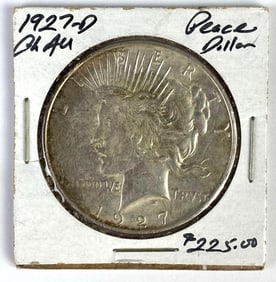 1927-D US $1 Peace Silver Dollar