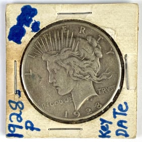 1928 US $1 Peace Silver Dollar
