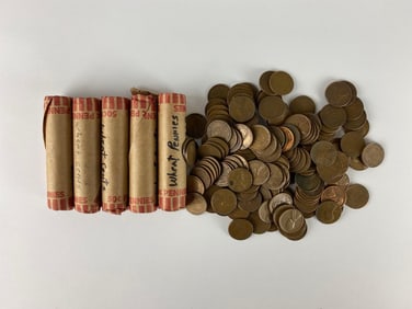 Group of 397 Lincoln Wheat Cents