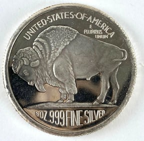 2014 Buffalo Design 1/2 oz .999 Fine Silver Round