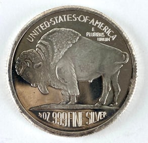 2014 Buffalo Design 1/2 oz .999 Fine Silver Round