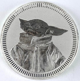 2023 NIUE $2 Star Wars Grogu 1 oz .999 Fine Silver Coin