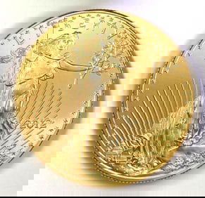 2012 $50 US American Gold Eagle 1 oz .999 Gold Coin