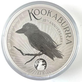 2025 Australia $30 Kookaburra 35th Anniversary 32.22 oz .9999 Silver Coin KILO