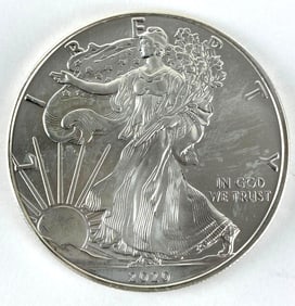2020 US Mint American Silver Eagle 1 oz .999 Fine Silver