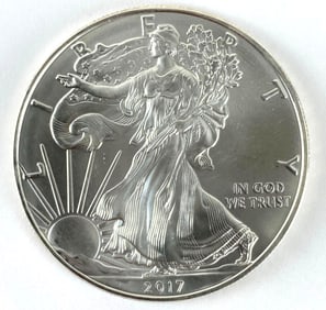2017 US Mint American Silver Eagle 1 oz .999 Fine Silver Coin