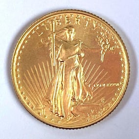1986 US $10 American Gold Eagle Gold Coin