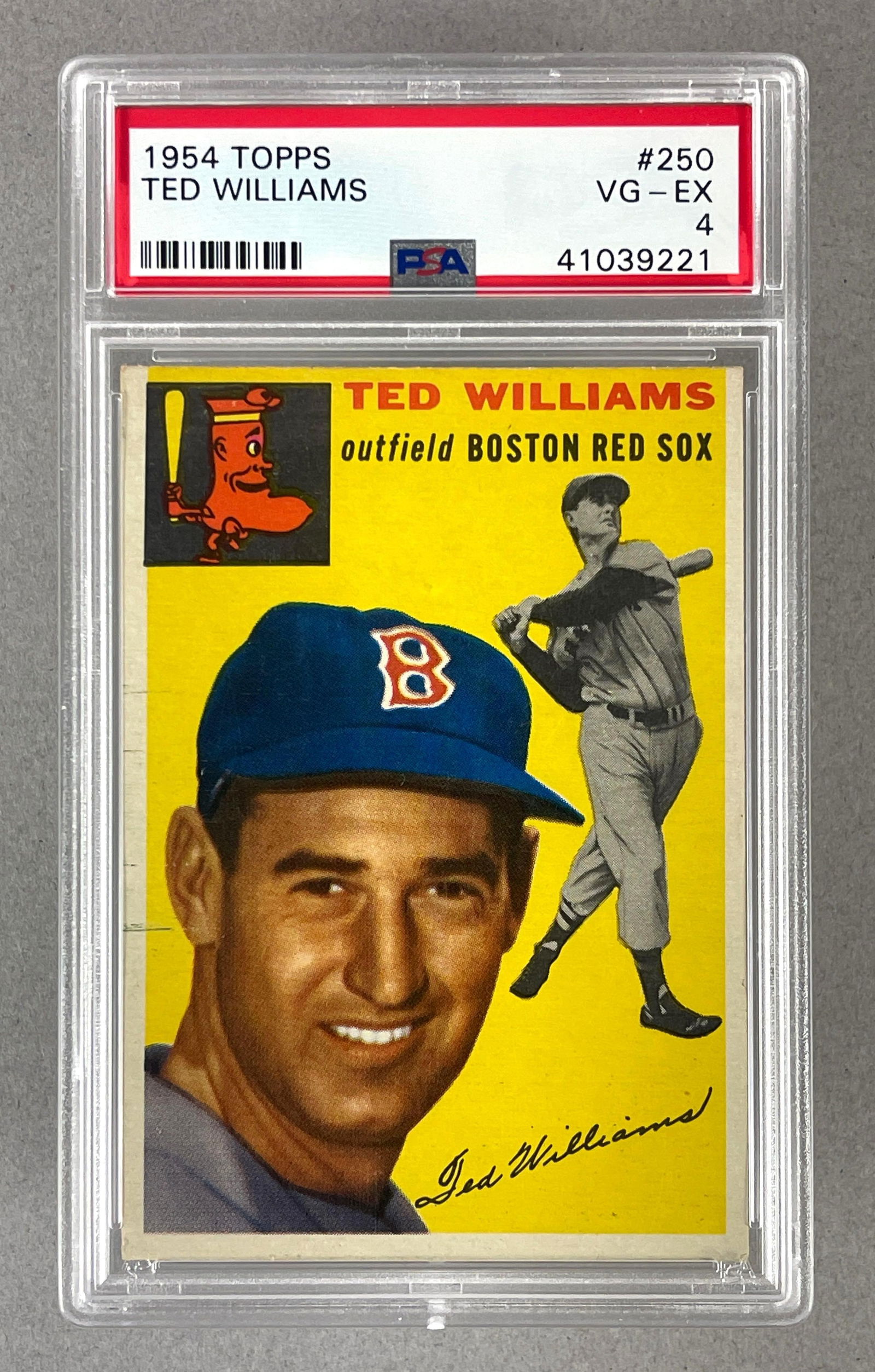 1954 Topps Ted Williams #250 PSA 4