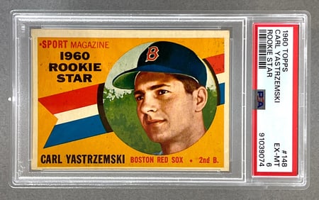 1960 Topps Carl Yastrzemski Rookie Star #148 PSA 6