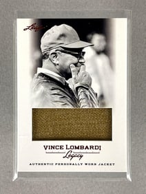 2012 Leaf Vince Lombardi Legacy Game Worn Jacket card