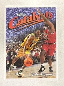 Rare 1997 Topps Finest Catalysts Embossed Kobe Bryant #137 Uncommon