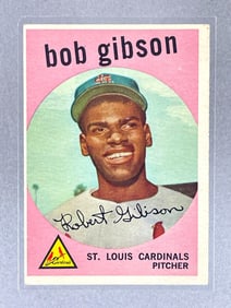 1959 Topps Bob Gibson #514 Rookie