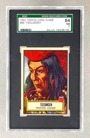 1952 Topps Look N See Tecumseh #96 SGC 7