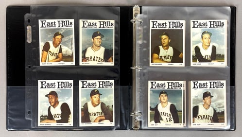 1966 East Hills Pittsburgh Pirates Near Complete Set 24/25