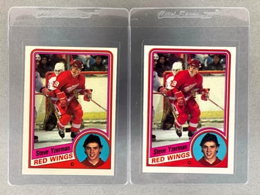 2 - 1984 O-Pee-Chee Steve Yzerman #67 Rookies