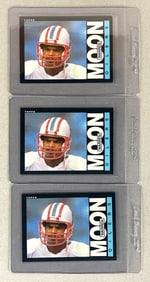 3 - 1985 Topps Warren Moon #251 High Graded Rookies
