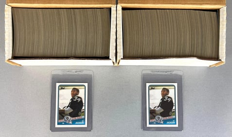 2 - 1988 Topps Football Complete High Grade Sets - Bo Jackson Rookie
