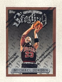 1996 Topps Finest Sterling Bronze Michael Jordan #50