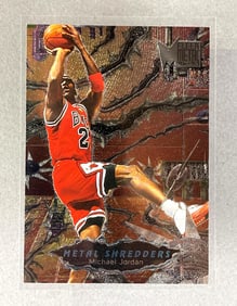 1996 Fleer Metal Metal Shredders Michael Jordan #241