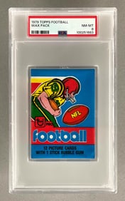 1979 Topps Football Wax Pack PSA 8