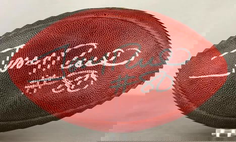 Jerry Rice Signed Official NFL The Duke Wilson Football with JSA COA