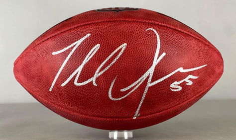 Terrell Suggs Signed Official NFL The Duke Wilson Football