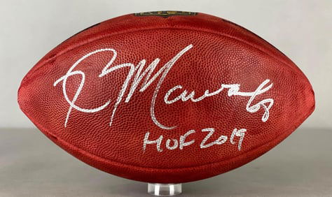 Kevin Mewae Signed Official NFL The Duke Wilson Football