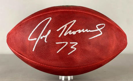 Joe Thomas Signed Official NFL The Duke Wilson Football