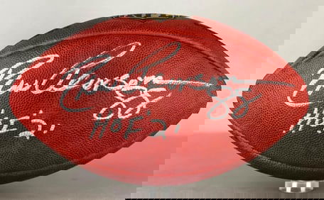 Drew Pearson Signed Official NFL The Duke Wilson Football