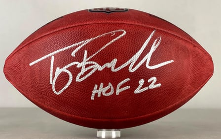 Tony Boselli Signed Official NFL The Duke Wilson Football