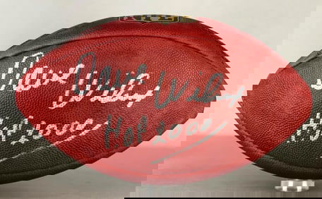 Dave Wilcox Signed Official NFL The Duke Wilson Football