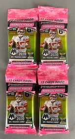 4 - 2020 Mosaic Football Cello Value Packs