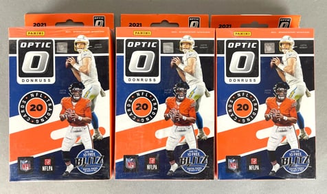3 - 2021 Donruss Optic Football Hanger Boxes