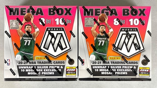 2 - 2020 - 21 Mosaic Basketball Mega Boxes