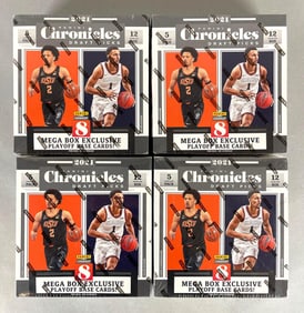 4 - 2021 Chronicles Basketball Draft Picks Mega Boxes